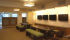 Training room, picnic tables, American Eagle