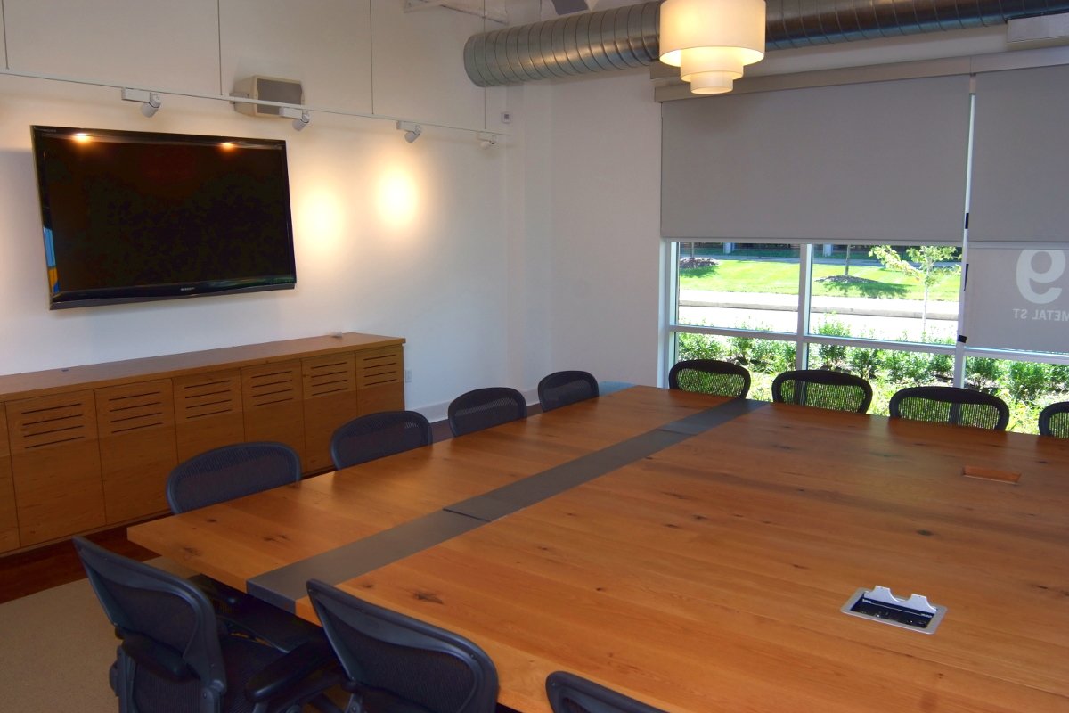 conference room with table