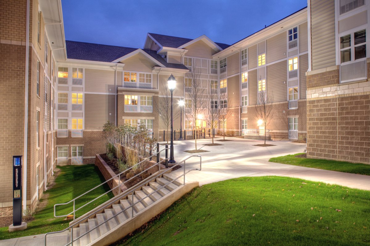 Darragh Street Student Housing at Dusk