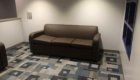 Small Lounge, Coush, Blue Carpet