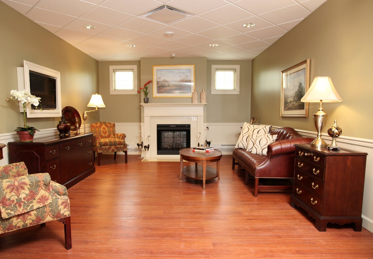 OVGH Sitting Area 2 Couches, Television, Fireplace