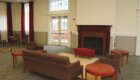 Small Meeting Area Fireplace Couches Tables