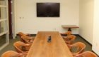 Desk, Chairs, Television