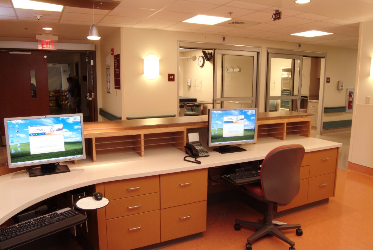 St. Clair Hospital Nurse Station computers