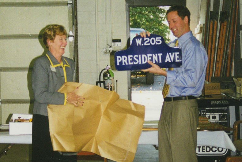history-jamesPresident President James Frantz, with Barbara Frantz, takes the reins.