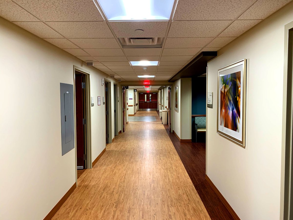 oncology hallway